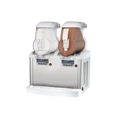 GT2 PUSH SOFT ICE FROZEN YOGHURT MACHINE – WHITE 2 BOWL